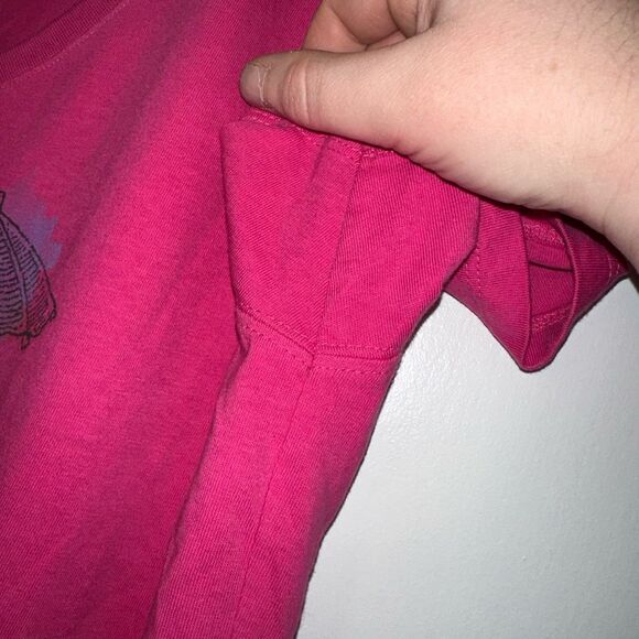 Life is Good Classic V Neck Pina Colada Pink Graphic Tee  Medium EUC - Picture 4 of 9